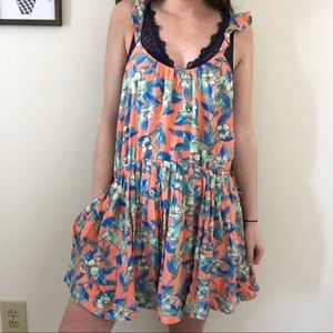 FREE PEOPLE Dear You Floral Mini Dress
